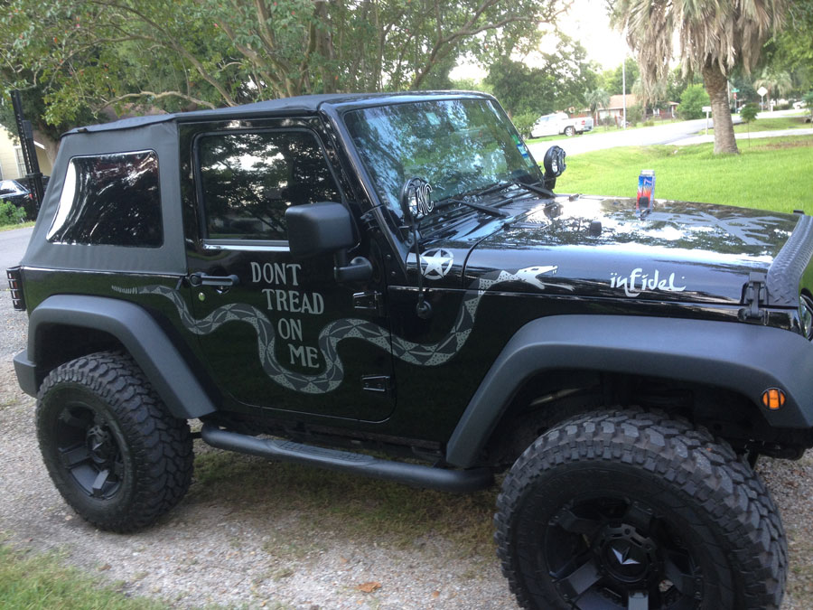 Vehicle Graphics – 2013 Jeep Wrangler | graficgod.com